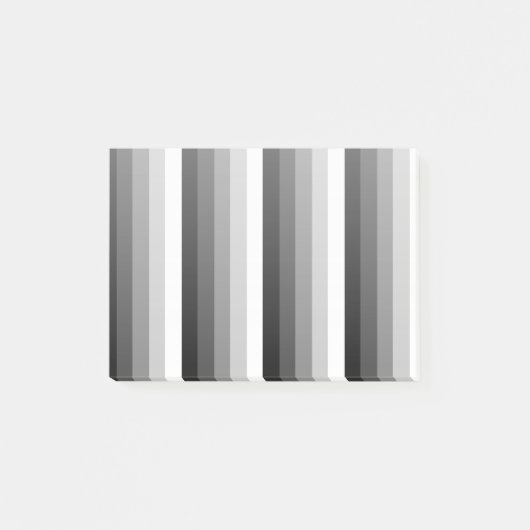 Post-it® Bandes d'ombre noir et blanc (Devant)