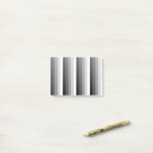 Post-it® Bandes d'ombre noir et blanc (Sur un bureau)