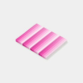 Post-it® Bandes d'ombre rose chaud (Incliné)