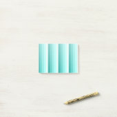 Post-it® Bandes d'ombre turquoise (Sur un bureau)