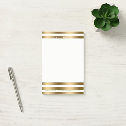Post-it® Bandes d'or (Bureau)