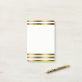 Post-it® Bandes d'or (Sur un bureau)