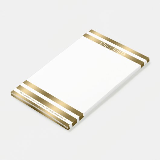 Post-it® Bandes d'or (Incliné)