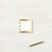 Post-it® Bandes d'or simples (Sur un bureau)