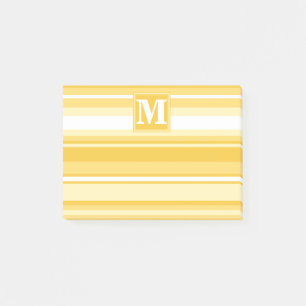Post-it® Bandes jaunes monogrammes
