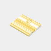 Post-it® Bandes jaunes monogrammes (Incliné)
