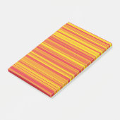 Post-it® Bandes orange rouge jaune (Incliné)