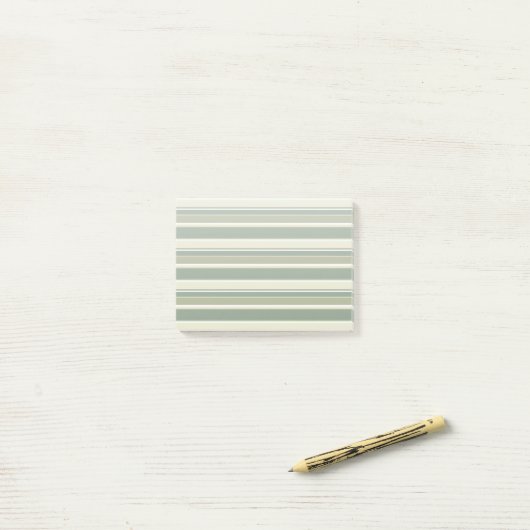 Post-it® Bandes vert olive (Sur un bureau)