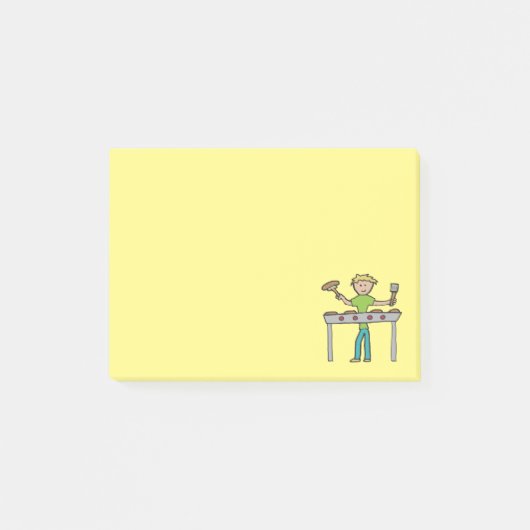 Post-it® Barbecue Grillmaster BBQ (Devant)