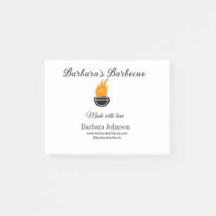 Post-it® Barbecue restaurant cuisine médias sociaux site we