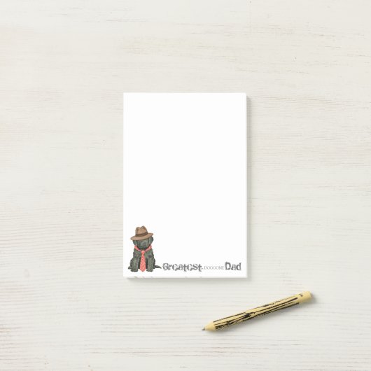 Post-it® Barbet Papa Post-it Notes (Sur un bureau)