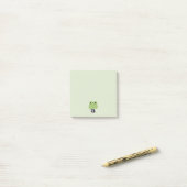 Post-it® Barista Grenouille Mignon (Sur un bureau)