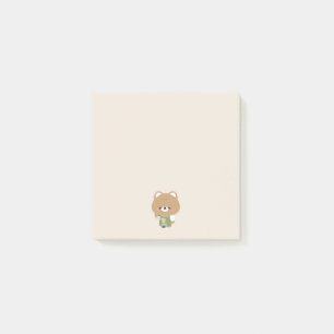 Post-it® Barista Ourson Mignon