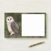 Post-it® Barn Ow Sticky Notes (Sur un bureau)
