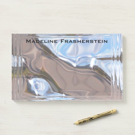 Post-it® Baronne Elegant Monogramme Professionnel (Sur un bureau)