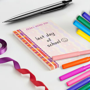 Post-it® Barre latérale géométrique orange et violette