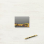 Post-it® Barricade drôle de scène du crime de police (Sur un bureau)