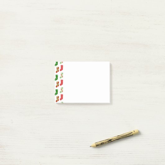Post-it® Bas de Noël (Sur un bureau)