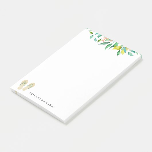 Post-it® Bascules électroniques botaniques de plage (Incliné)