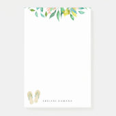 Post-it® Bascules électroniques botaniques de plage (Devant)