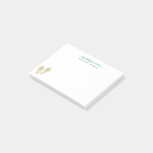 Post-it® Bascules électroniques botaniques de plage (Incliné)