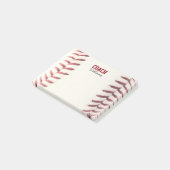 Post-it® Baseball Look Personnalisé Coach Post-It Notes (Incliné)