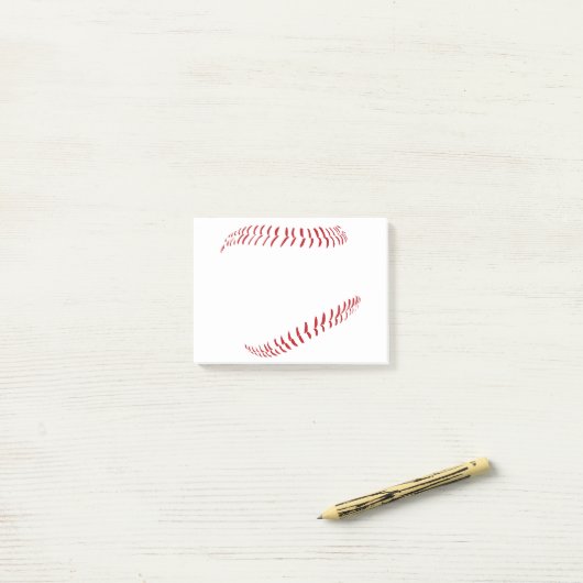 Post-it® BaseballStitches.ai (Sur un bureau)