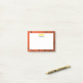 Post-it® Basket-ball look entraîneur personnalisé (Sur un bureau)