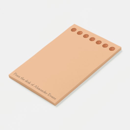 Post-it® Basket-ball O Bordure (Incliné)