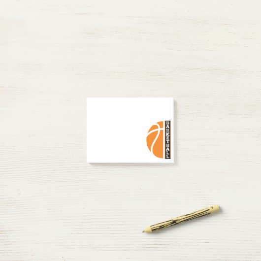 Post-it® Basketball - Ball is Life Post-it Notes (Sur un bureau)