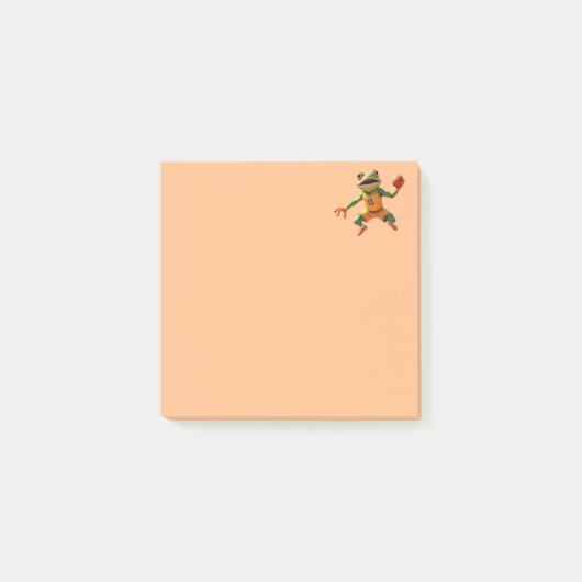 Post-it® Basketball Grenouille cartons orange (Devant)