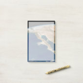 Post-it® Basse Californie Et Côte Pacifique Du Mexique. (Sur un bureau)