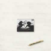 Post-it® Bataille des Chevaux - Art Equin (Sur un bureau)