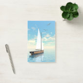 Post-it® Bateau à voile - 3D rendent (Bureau)