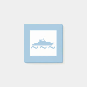 Post-it® Bateau bleu pour bébé garçon