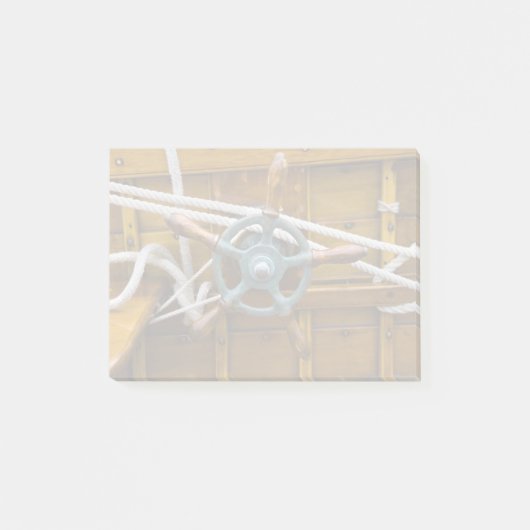 Post-it® Bateau en bois antique (Devant)