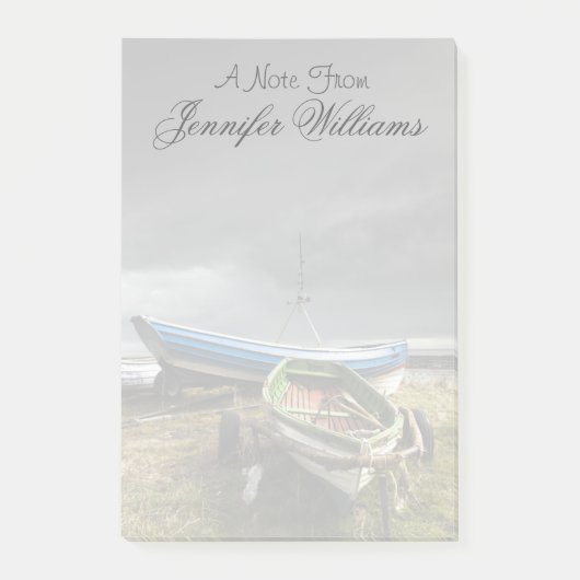 Post-it® Bateaux À Fouet Sur La Côte| Angleterre (Devant)