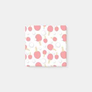 Post-it® Bateaux de tennis de table et boules à motif de no
