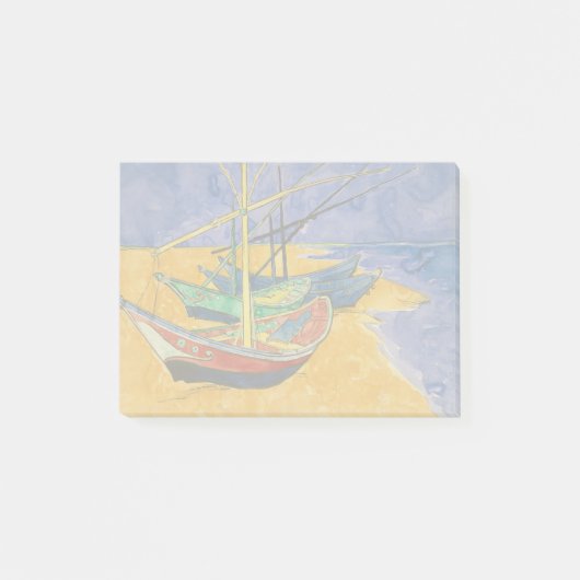 Post-it® Bateaux de Van Gogh Impressionnisme Plage (Devant)