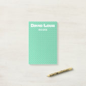 Post-it® Bâtiments turquoise (Sur un bureau)