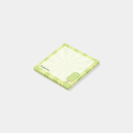 Post-it® Bâton de crème glacée de chaux (Incliné)