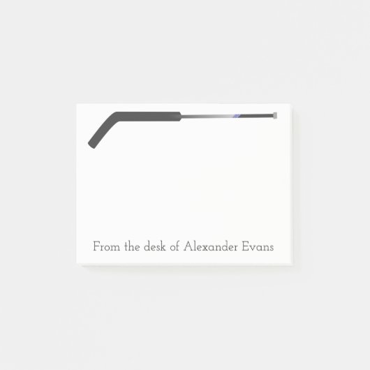 Post-it® Bâton de hockey Goaly (Devant)