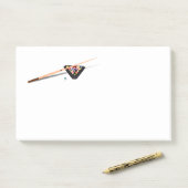 Post-it® Bâton et balles de la table de billard (Sur un bureau)