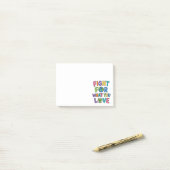 Post-it® Battez-vous pour ce que vous aimez Avenir de l'éne (Sur un bureau)