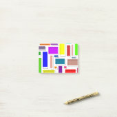 Post-it® Bauhaus Rectangles  (Sur un bureau)