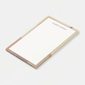 Post-it® Bauhaus Terracotta Beige Abstract Personalized (Incliné)