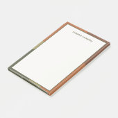Post-it® Bauhaus Terracotta Green Abstract Personalized (Incliné)