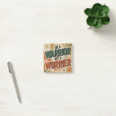 Post-it® Be A Warrior, Not A Worrier (Bureau)
