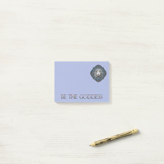 Post-it® Be The Goddess Post-It Notes (Sur un bureau)