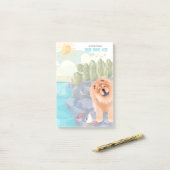 Post-it® BEACH CHOW Stick Notes (Sur un bureau)